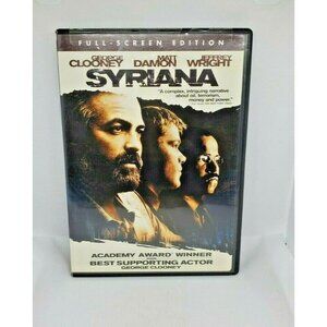 2005 Syriana Full Screen Edition Warner Home Video Action And Adventure DVD
